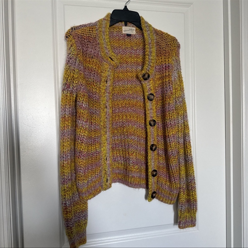 Universal Thread Multicolor Striped Cardigan
